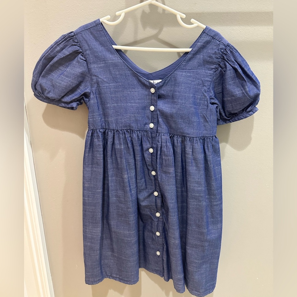 Janie and Jack Size 6 Girls Chambray Dress